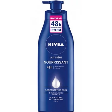 Nivea Testápoló Pumpás 250 ml Nourishing Cream Milk