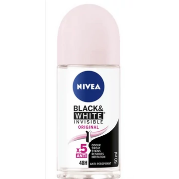 NIVEA Golyós Dezodor 50 ml INVISIBLE BLACK &amp; WHITE CLEAR