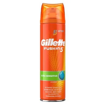 GILLETTE FUSION GÉL 200ML SENSITIV