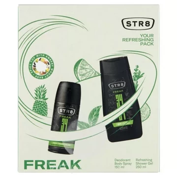 STR8 Ajándékcsomag Wild Beat Tusfürdő 250 ml + Deo150 ml