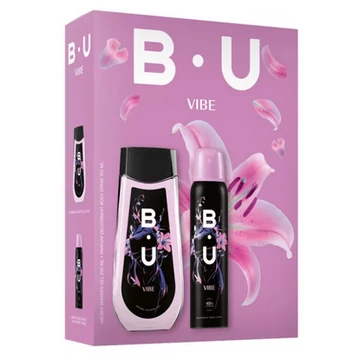 B.U. Ajándékcsomag Vibe deo 150 ml + tusfürdő 250 ml