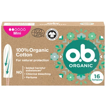 O.B. Tampon 16 db Organic Mini