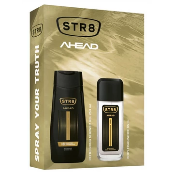 STR8 Ajándékcsomag Ahead Natural Spray 85 ml+ Tusfürdő 250 ml