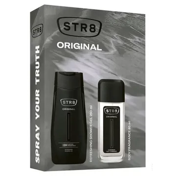 STR8 Ajándékcsomag Original Natural Spray 85 ml+ Tusfürdő 250 ml