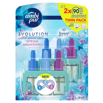 Ambi Pur 3Volution Elektromos légfrissítő-utántöltő 2 x 20 ml /40 ml/ Spring Awakening 