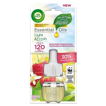 Air Wick Elektromos Utántöltő 19 ml MÁLNA ÉS BIMBÓZÓ CITRUSOK
