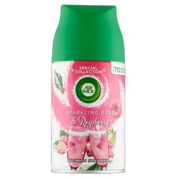 Air Wick Freshmatic automata légfrissítő spray utántöltő ROZÉ PEZSGŐ ÉS MÁLNA 250 ml