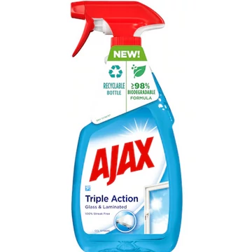 Ajax Üvegtisztító Szórófejes Triple Action 500 ml