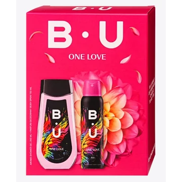 B.U. AJÁNDÉKCSOMAG DEO SPRAY 150ML+TUSFÜRDŐ 250ML ONE LOVE