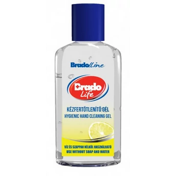 Bradolife Kézfertőtlenítő gél 50ml citrom