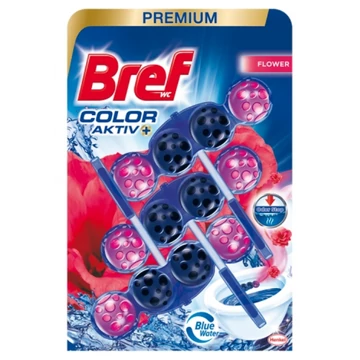 Bref Color Aktiv Fresh Flower WC frissítő 3 x 50 g