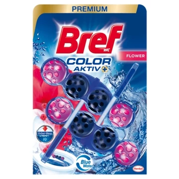 Bref Color Aktiv Fresh Flower WC frissítő 2 x 50 g