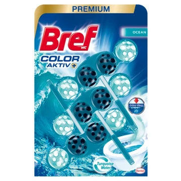 Bref Color Aktiv Ocean WC frissítő 3 x 50 g