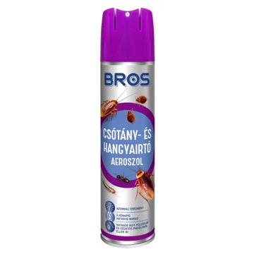Bros Szuper Csótány- Hangya- Ágyipoloska Írtó Aeroszol 400 ml B084