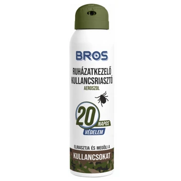 Bros Ruházatkezelő Kullancsirtó / Riasztó Aeroszol 90 ml B554