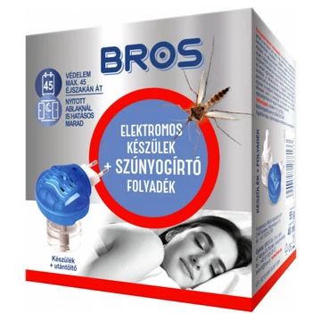 Bros Szúnyogirtó Elektromos Készülék + Folyadék 40 ml B023