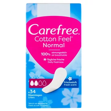 CAREFREE Tisztasági betét 34DB COTTON FRESH