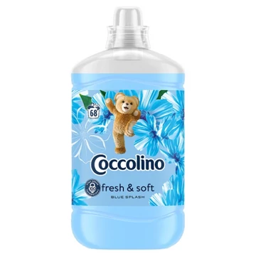 Coccolino 1700 ml Fresh &amp; Soft Blue Splash öblítőkoncentrátum 68 mosás