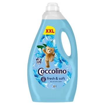 Coccolino 3000 ml 120 mosás Fresh & Soft Blue Splash Öblítőkoncentrátum 