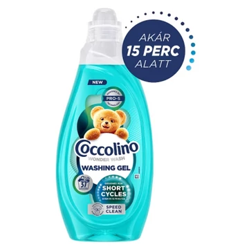 COCCOLINO Wonder Wash Mosógél Gyors mosáshoz Speed Clean 37X 1,48 L