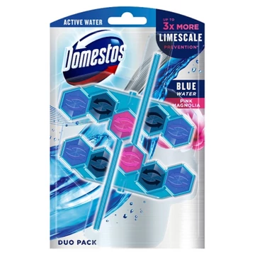 Domestos Blue Water Magnolia WC frissítő blokk 2 x 48 g