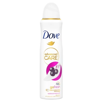 DOVE Deo Spray 150 ml Go Fresh acai bogyó &amp; vízililiom izzadásgátló aeroszol