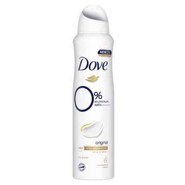 DOVE Deo Spray 150 ml Original dezodor 0% alumíniumsóval