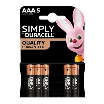 DURACELL ELEM AAA 5 DB-OS SIMPLY