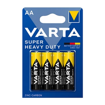 Varta Super Heavy Duty féltartós AA ceruza elem - (4 db)