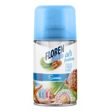 Floren légfrissítő  utántöltő / refill air freshener 250ml Summer