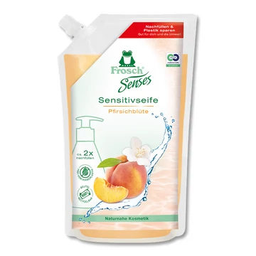 Frosch Folyékony Szappan utántöltő Barack 500 ml