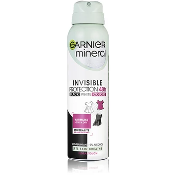 GARNIER DEO SPRAY 150ML INVISIBLE BLACK&WHITE