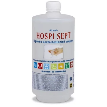 HOSPI-SEPT BAKTERICID 1L KÉZFERTŐTLENÍTŐ SZAPPAN