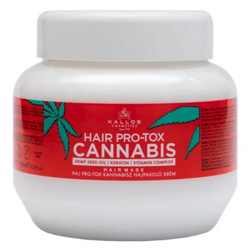 KALLOS Haj Pro-Tox Kannabisz hajpakoló krém kendermagolajjal, keratinnal és vitamin komplex-szel  275ml