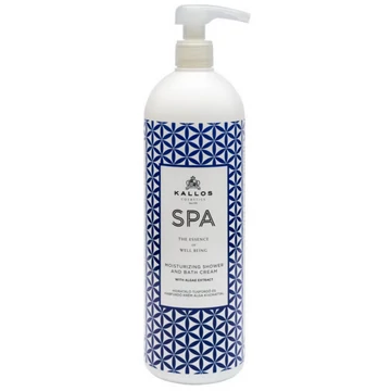 Kallos Spa Hidratáló tusfürdő és habfürdő alga kivonattal 1000 ml