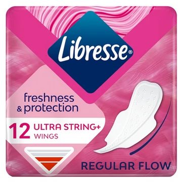 Libresse String Ultra Normal vékony szárnyas egészségügyi betét - 12 db