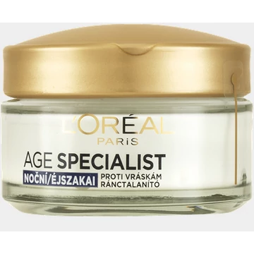 Loreal Age Specialist hidratáló éjszakai krém 45+, 50 ml