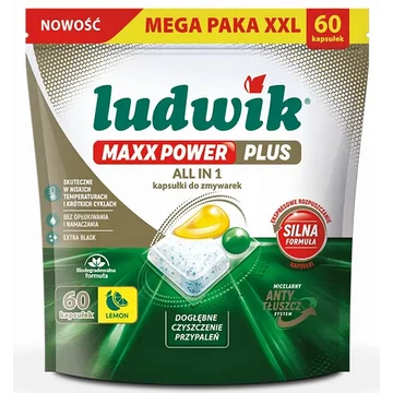 LUDWIK Maxx Power Plus mosogatógép kapszula 60 db 
