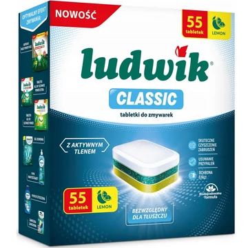 LUDWIK Classic mosogatógép tabletta 55 db