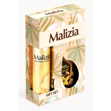 Malizia Ajándékcsomag Női Argan tusfürdő 300ml + Vanilla deo 100ml