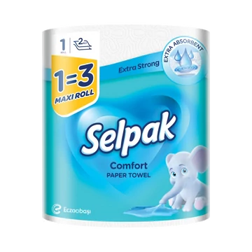 Müller Selpack Kéztörlő  2 rétegű 270 Lap  Celullóz Felezhető JUMBO