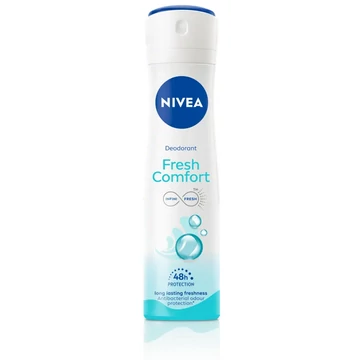 NIVEA Deo Spray 150 ml Fresh Comfort Izzadásgátló 0% Aluminium Salts