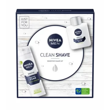 Nivea ajándékcsomag férfi Sensitive AS balzsam 100ml+borotvahab 200ml