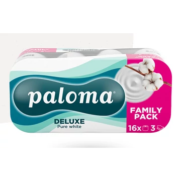 PALOMA DELUXE CARE EÜ. PAPÍR 16TEK. 3RTG PURE WHIT