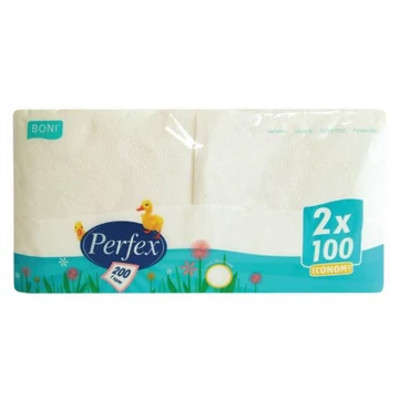 Perfex Szalvéta 33 x 33 cm 1 Rétegű 200db -os Fehér