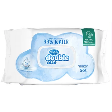 Violeta Double Care Popsitörlő 56 db - Water Care  99% Víztartalommal