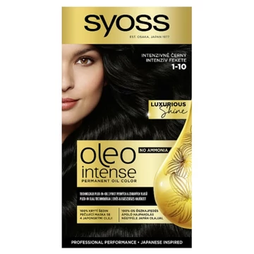 Syoss Oleo Intense tartós hajfesték 1-10 Intenzív fekete