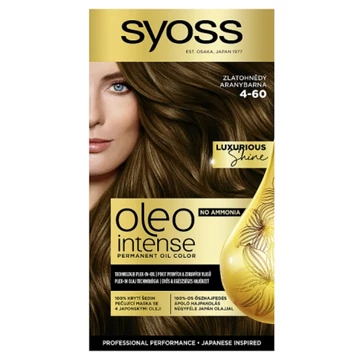 Syoss Oleo Intense tartós hajfesték 4-60 Aranybarna