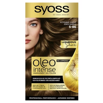 Syoss Oleo Intense tartós hajfesték 5-86 Édes barna