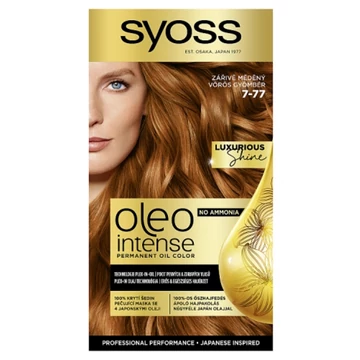Syoss Oleo Intense tartós hajfesték 7-77 Vörös gyömbér